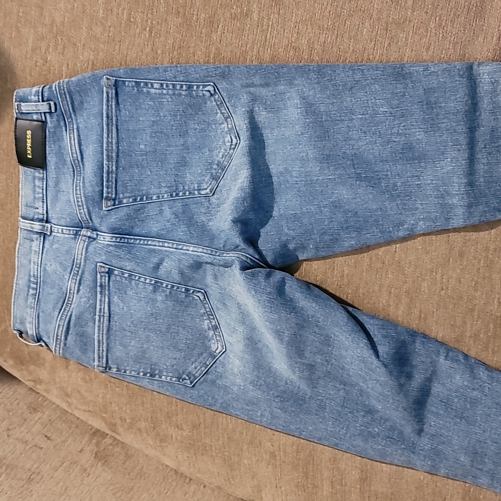 Express High Rise Hyper Stretch Denim Jeans - Picture 9 of 15
